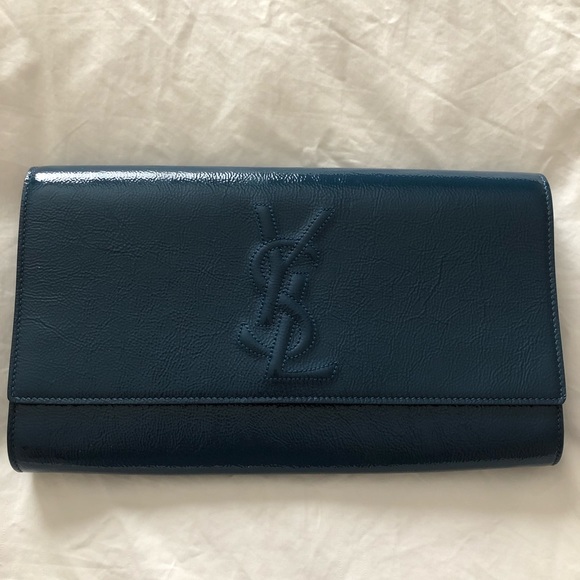 Saint Laurent Patent Leather Clutch - Picture 1 of 4